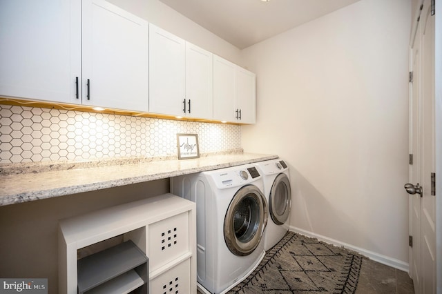 106 Pear Blossom Rd, Stafford, VA 22554 - washroom with washing machine and clothes dryer and cabinet space