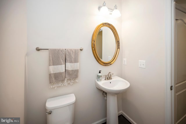 106 Pear Blossom Rd, Stafford, VA 22554 - bathroom with toilet and baseboards