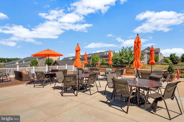 106 Pear Blossom Rd, Stafford, VA 22554 - view of patio with outdoor dining area