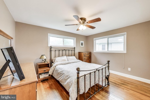13000 Daley St, Silver Spring, MD 20906 - bedroom featuring hardwood / wood-style floors and ceiling fan