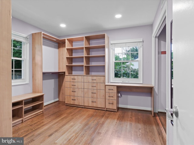 5415 Juliet St, Springfield, VA 22151 - walk in closet featuring light wood-type flooring