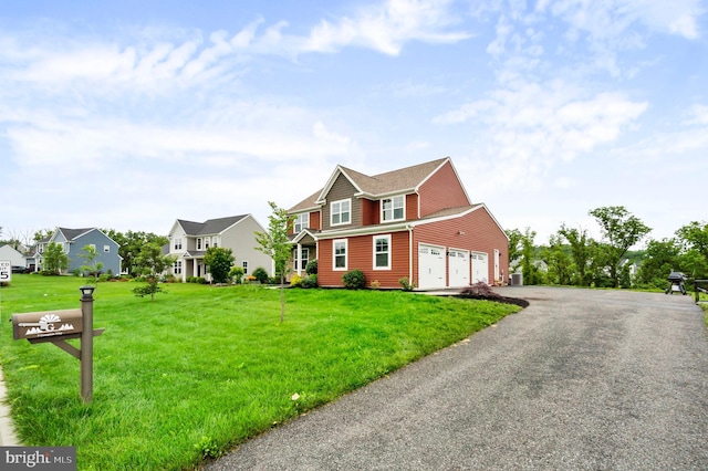 7 Compton Way, Barto, PA 19504 - view of front of property featuring driveway, a front lawn, and a residential view