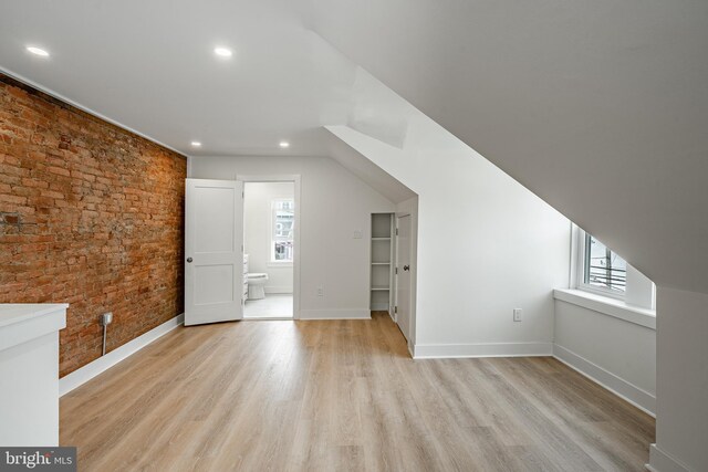221 Ford St, Conshohocken, PA 19428 - bonus room featuring plenty of natural light, light wood finished floors, and recessed lighting