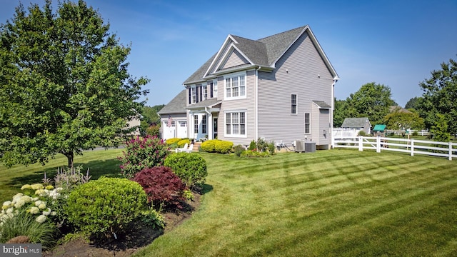 13474 Rustling Oaks Dr, Wye Mills, MD 21679 - view of side of home featuring a central AC unit