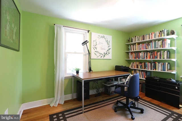 1203 Old Boalsburg Rd, State College, PA 16801 - home office with wood finished floors and baseboards