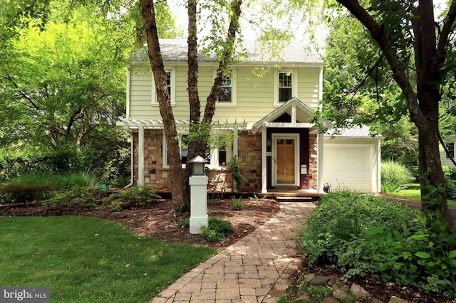 1203 Old Boalsburg Rd, State College, PA 16801 - view of front of property with stone siding