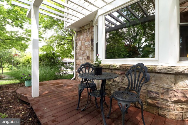 1203 Old Boalsburg Rd, State College, PA 16801 - view of wooden deck