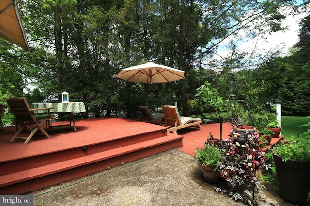 1203 Old Boalsburg Rd, State College, PA 16801 - deck featuring outdoor dining space