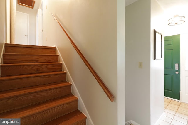 1239 Circleville Rd, State College, PA 16803 - staircase with tile patterned flooring