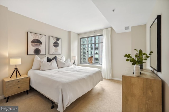 475 K St NW Unit 522, Washington, DC 20001 - bedroom with light carpet and baseboards