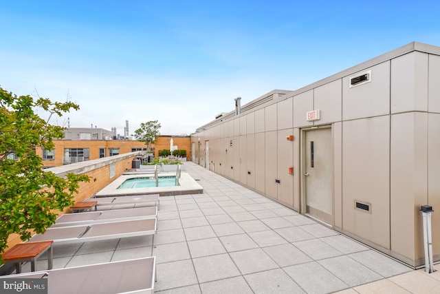 475 K St NW Unit 522, Washington, DC 20001 - view of swimming pool with a community hot tub and a patio area