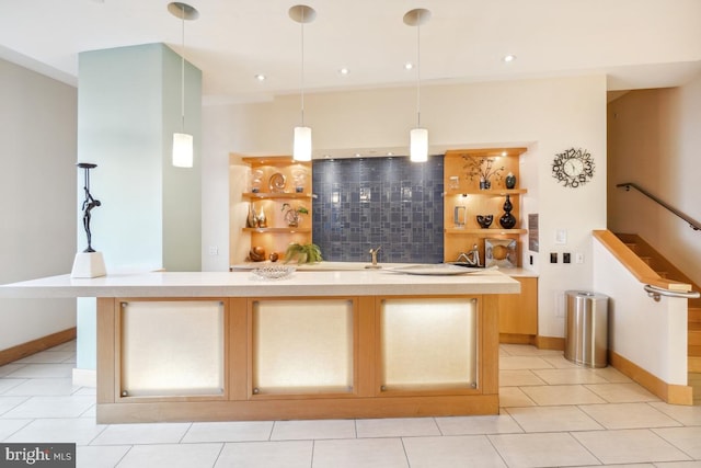 475 K St NW Unit 522, Washington, DC 20001 - reception with wet bar and stairway