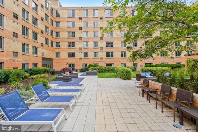 475 K St NW Unit 522, Washington, DC 20001 - view of patio / terrace with outdoor lounge area
