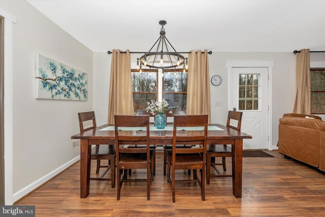 2 Forest Trl, Fairfield, PA 17320 - dining room featuring a chandelier and wood finished floors