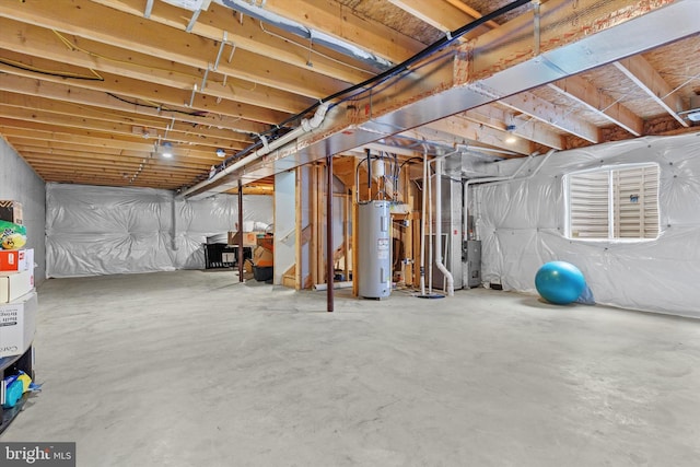 217 Hoke Farm Way, Mechanicsburg, PA 17050 - unfinished below grade area featuring electric water heater