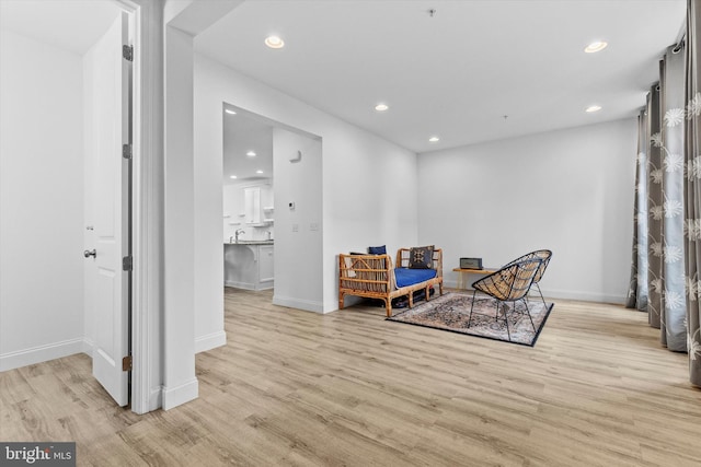 217 Hoke Farm Way, Mechanicsburg, PA 17050 - sitting room featuring recessed lighting and light wood-type flooring
