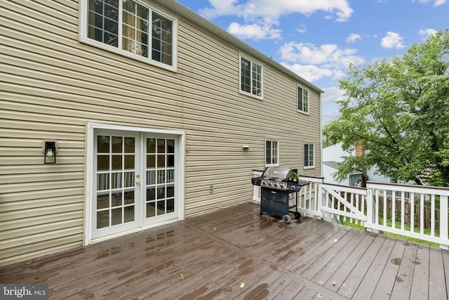 16041 Macedonia Dr, Woodbridge, VA 22191 - deck featuring area for grilling