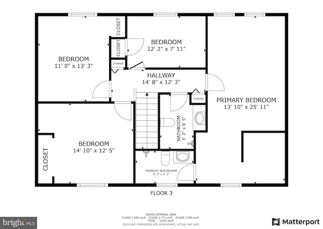 16041 Macedonia Dr, Woodbridge, VA 22191 - view of room layout
