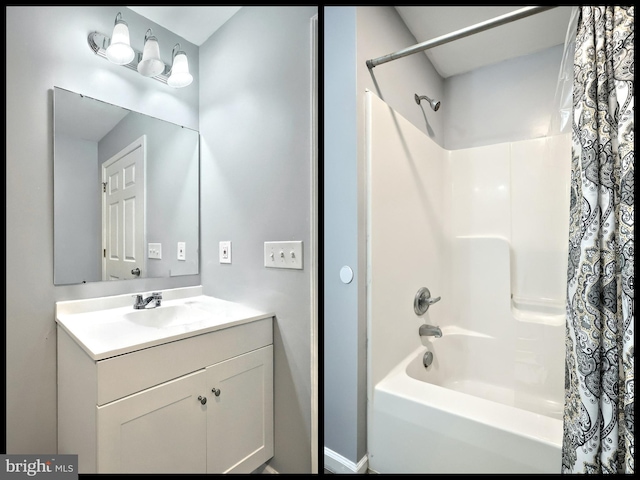 5 Stahle Ln, Dover, PA 17315 - full bathroom with shower / bath combination with curtain and vanity