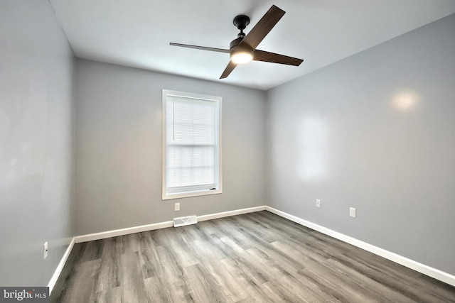 5 Stahle Ln, Dover, PA 17315 - empty room with ceiling fan and wood finished floors