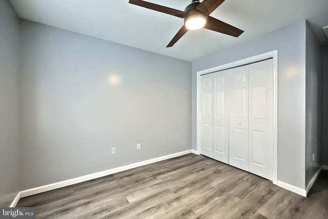 5 Stahle Ln, Dover, PA 17315 - unfurnished bedroom with wood finished floors, a closet, and ceiling fan