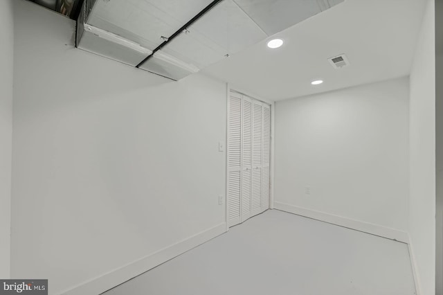 3814 Cedardale Rd, Baltimore, MD 21215 - garage featuring recessed lighting and baseboards