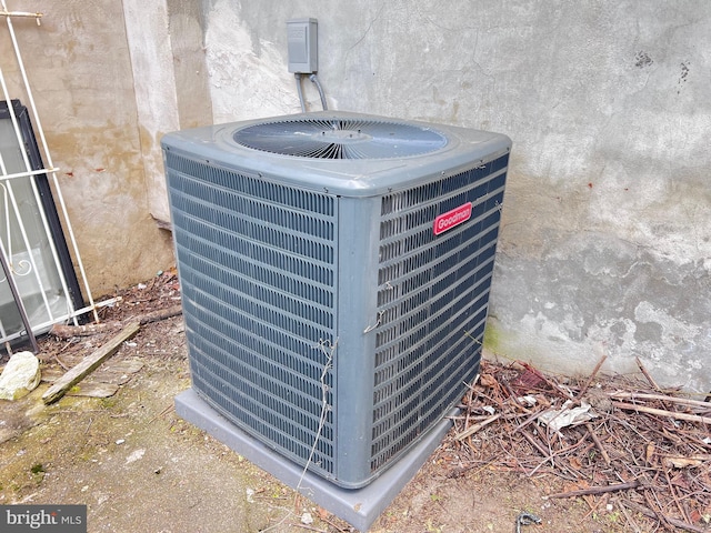 115 W Sharpnack St, Philadelphia, PA 19119 - exterior view of a central air condition unit and stucco siding