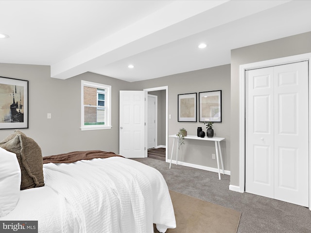 813 Ferguson Rd, Joppa, MD 21085 - bedroom with carpet flooring, recessed lighting, and a closet