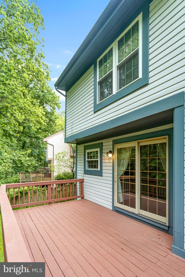 1651 Hugo Cir, Silver Spring, MD 20906 - view of wooden terrace