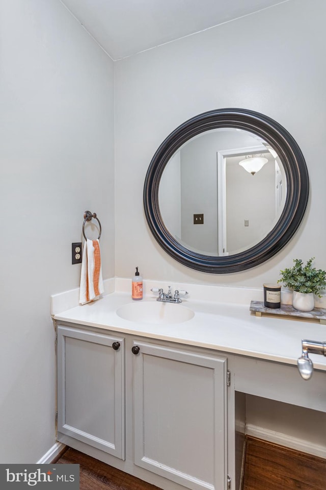 1651 Hugo Cir, Silver Spring, MD 20906 - bathroom featuring vanity and wood finished floors