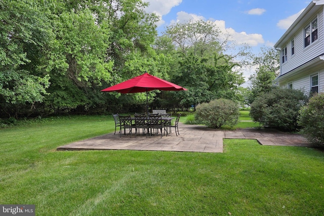 9 Morningside Dr, Pennington, NJ 08534 - view of green lawn featuring a patio area