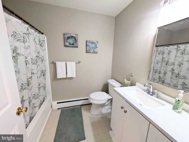 532 Sunrise Ave, Harbour View, Somers Point, NJ 08244 - bathroom with a baseboard heating unit and vanity