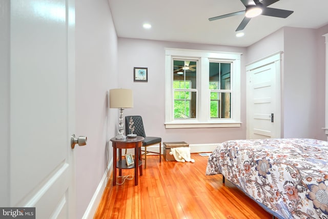 2721 Louise Ave, Baltimore, MD 21214 - bedroom with wood finished floors and recessed lighting