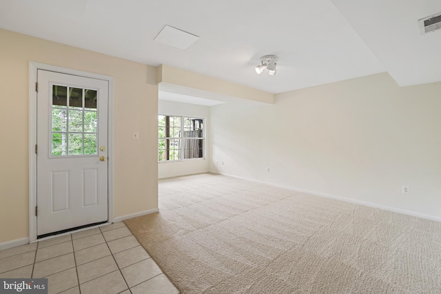 21024 Mossy Glen Ter, Ashburn, VA 20147 - foyer entrance featuring light colored carpet and light tile patterned floors