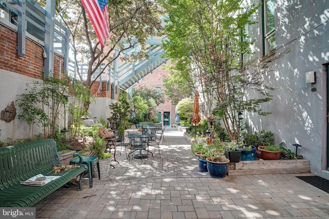 825 N 29th St Unit 1B, Philadelphia, PA 19130 - view of patio / terrace with outdoor dining area