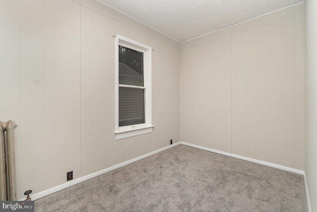 324 N 2nd St, Lykens, PA 17048 - carpeted spare room featuring radiator and baseboards