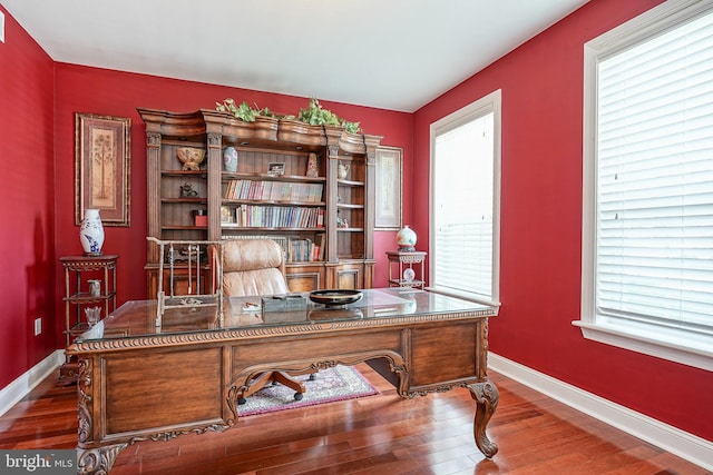 8 Cove Ct, Hainesport, NJ 08036 - office area featuring wood finished floors