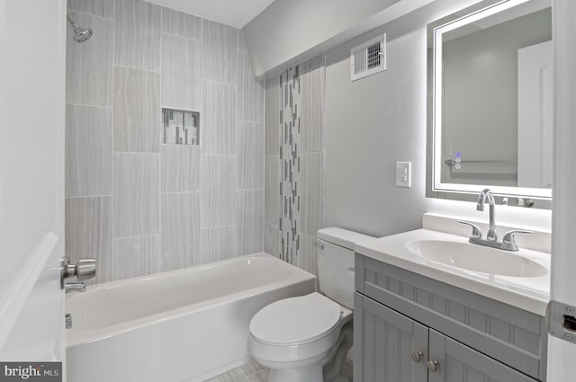 816 Carroll St, Baltimore, MD 21230 - full bathroom with vanity and shower / tub combination