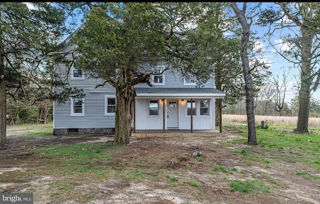 1832 E Buckshutem Rd, Millville, NJ 08332 - view of front of house with a porch
