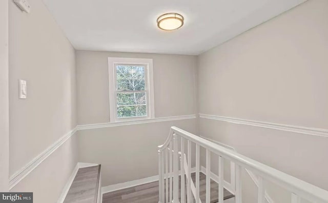 1832 E Buckshutem Rd, Millville, NJ 08332 - stairs featuring wood finished floors and baseboards