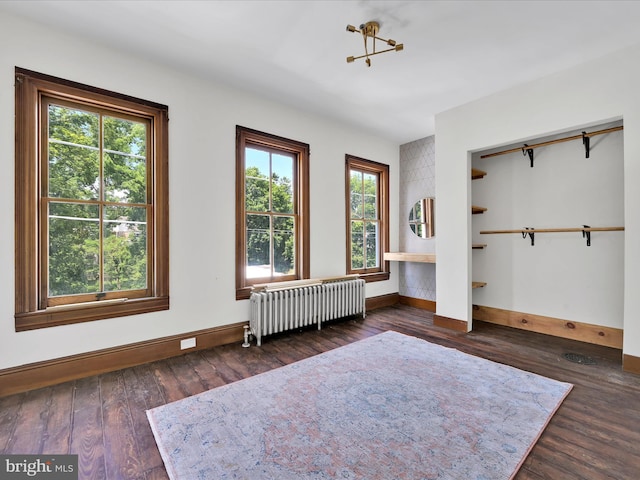 221 Orchard St, Auburn, PA 17922 - empty room featuring radiator and wood finished floors
