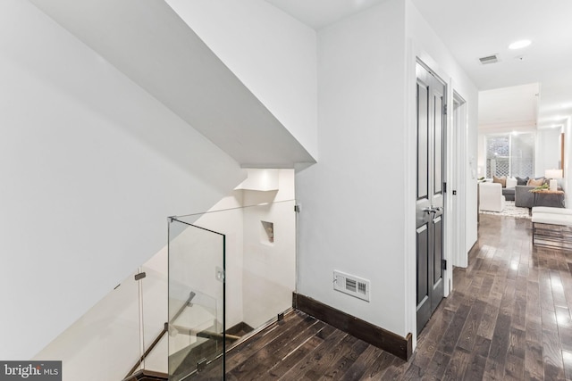 1518 Frankford Ave Unit 1, Philadelphia, PA 19125 - hallway with dark wood finished floors and baseboards