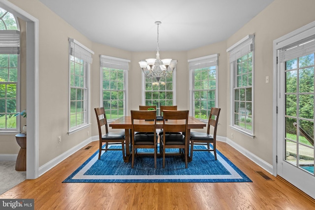 14 Leapson Ln, Doylestown, PA 18901 - dining area with wood finished floors and a chandelier