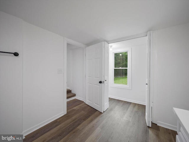 667 Thompson Rd, Needmore, PA 17238 - spare room with wood finished floors and stairs