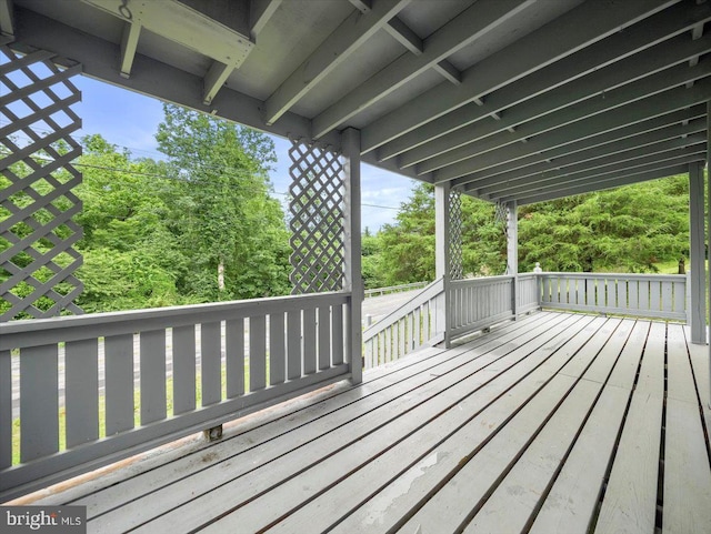 667 Thompson Rd, Needmore, PA 17238 - view of deck