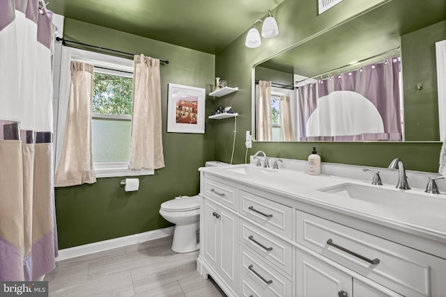 100 Carolina Ave, Cherry Hill, NJ 08003 - full bath with double vanity and toilet