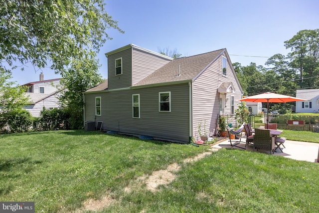 100 Carolina Ave, Cherry Hill, NJ 08003 - view of home's exterior with a patio area and a shingled roof