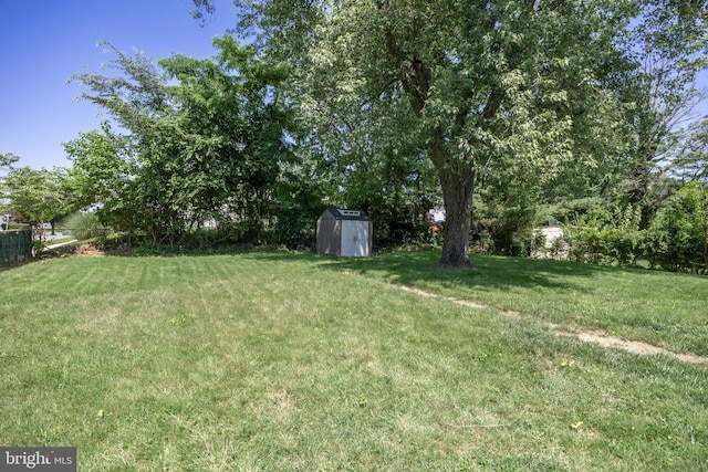 100 Carolina Ave, Cherry Hill, NJ 08003 - view of yard featuring a storage unit
