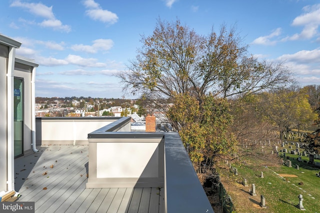 4901 1st St NW Unit 5, Washington, DC 20011 - view of wooden deck