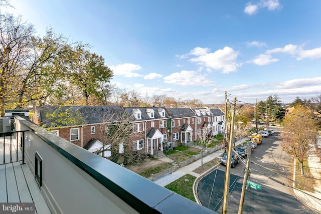 4901 1st St NW Unit 5, Washington, DC 20011 - balcony featuring a residential view
